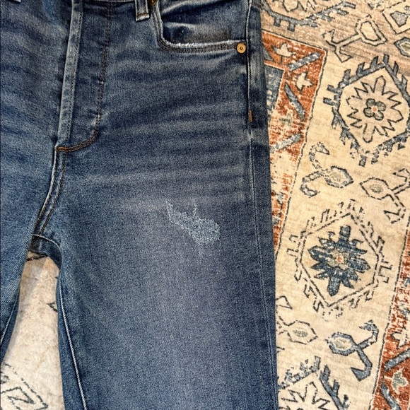 Evereve Classic Blue Jeans The Ever strait size 25 - Picture 4 of 9